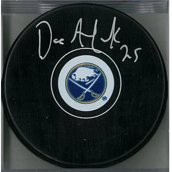 Dave Andreychuk Autographed Buffalo Sabres Hockey Puck (AJSW COA)