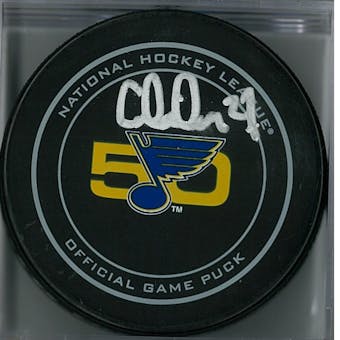 Alex Pietrangelo Autographed St Louis Blues Official Hockey Puck (Fanatics COA)