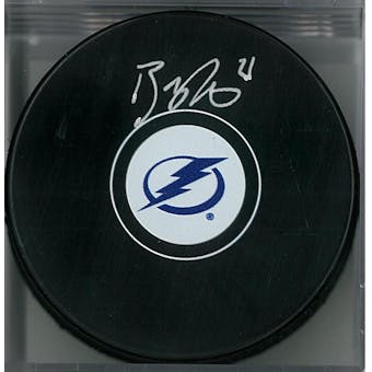 Brayden Point Autographed Tampa Bay Lightning Puck (AJSW COA)