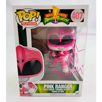 Power Rangers Pink Funko POP Autographed by Amy Jo Johnson *Smudged Auto*