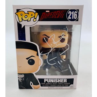 Marvel Netflix Punisher Funko POP Autographed by Jon Bernthal