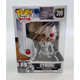 DC Justice League Cyborg Funko POP Autographed by Ray Fisher