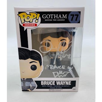 DC Gotham Bruce Wayne Funko POP Autographed by David Mazouz