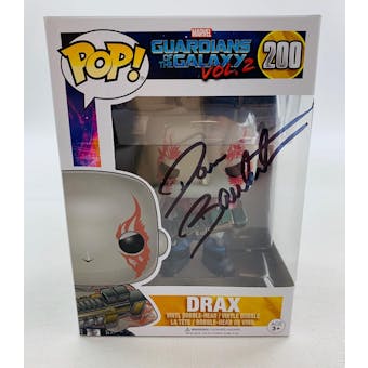 Marvel Guardians of the Galaxy Drax Funko POP Autographed by Dave Bautista
