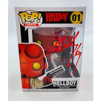 Dark Horse Hellboy Funko POP Autographed by Ron Perlman