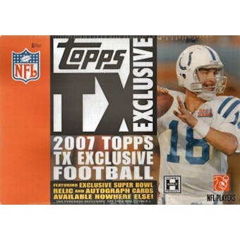 2007 Topps TX Exclusive Football Hobby Box