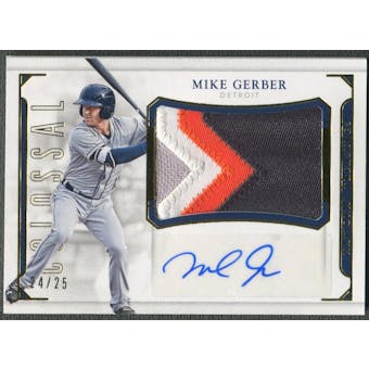 2016 Panini National Treasures #CSMG Mike Gerber Colossal Gold Patch Auto #24/25