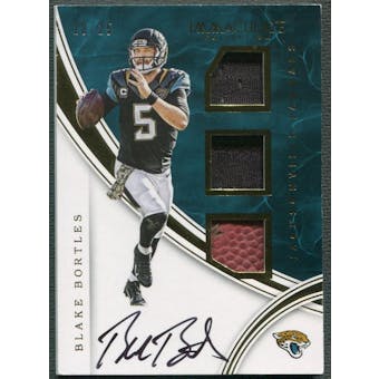2016 Immaculate Collection #12 Blake Bortles Players Collection Jersey Auto #18/25