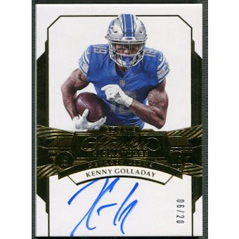 2017 Panini Flawless #RSKG Kenny Golladay Gold Rookie Auto #06/20
