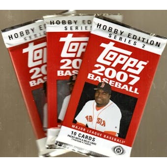 2007 Topps Series 2 Baseball Hobby Pack (Lot of 3)