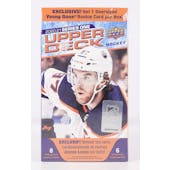 2020/21 Upper Deck Series 1 Hockey 6-Pack Blaster Box (Oversized Young Guns!)