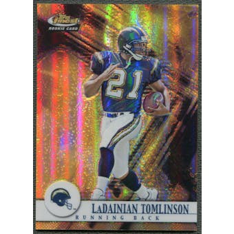2001 Finest Football #132 LaDainian Tomlinson Rookie #0740/1000