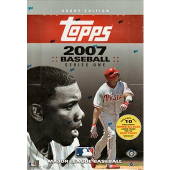 2007 Topps Series 1 Baseball Hobby Rack Box