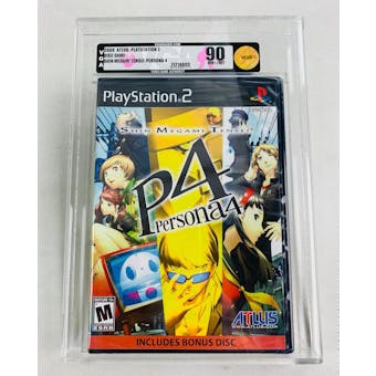Sony PlayStation 2 (PS2) Persona 4 VGA 90 NM+/MT GOLD Black Label