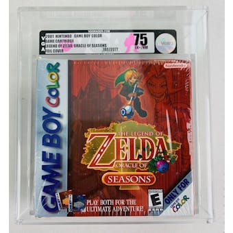 Nintendo Game Boy Color (GBC) Legend of Zelda Oracle of Seasons VGA 75 EX+/NM Foil Cover