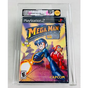 Sony PlayStation 2 (PS2) Mega Man Anniversary Collection VGA 85+ NM+ GOLD Security Seal