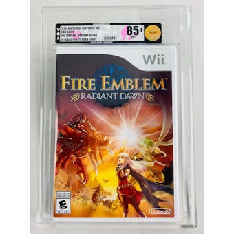 Nintendo Wii Fire Emblem Radiant Dawn VGA 85+ NM+ GOLD WHITE ESRB LOGO