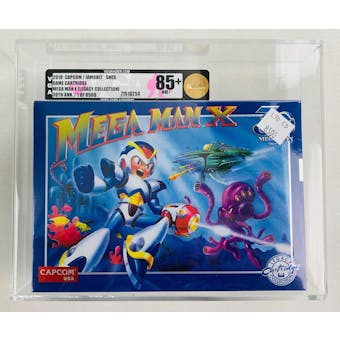IAM8BIT Super Nintendo (SNES) Mega Man X 30th Anniversary 1 of 8,500 VGA 85+ NM+ GOLD SEAL