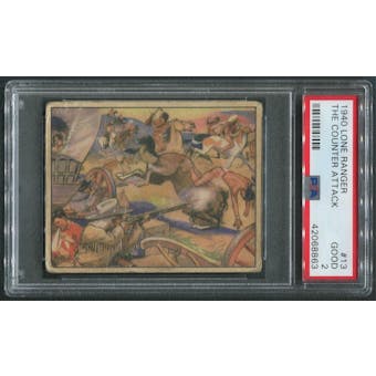 1940 Lone Ranger #13 The Counter Attack PSA 2 (GOOD)