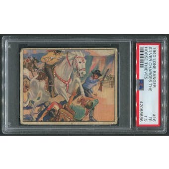 1940 Lone Ranger #16 Silver Charges The Horse Thieves PSA 1.5 (FR)