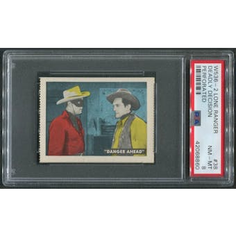 1950 The Lone Ranger #38 Deadly Decision Perforated PSA 8 (NM-MT)