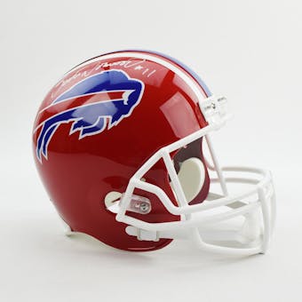 Scott Norwood Autographed Buffalo Bills Full Size Football Helmet (Altman COA)