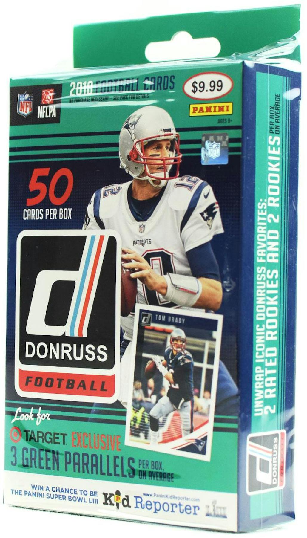 2018 Panini Donruss Football Hanger Box Orange Proset Football
