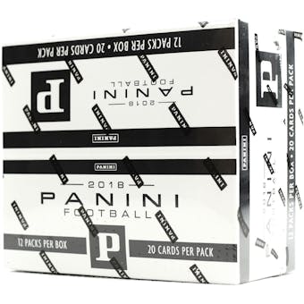 2018 Panini Football Jumbo Value 12-Pack Box
