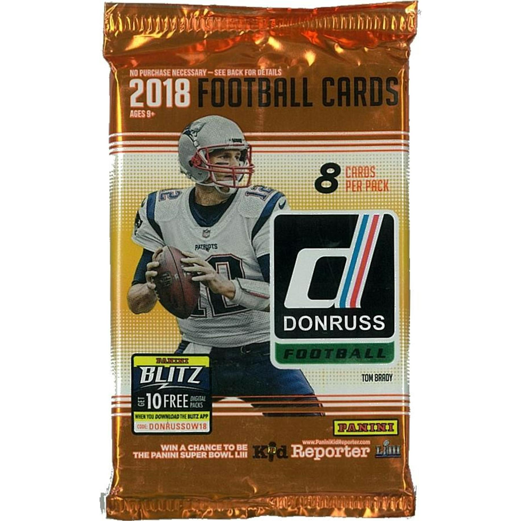 2018 Panini Donruss Football Retail Pack Lot Of 24 Da Card World