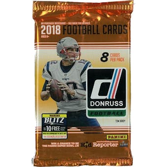 2018 Panini Donruss Football Retail Pack (Lot of 24 = 1 Box)