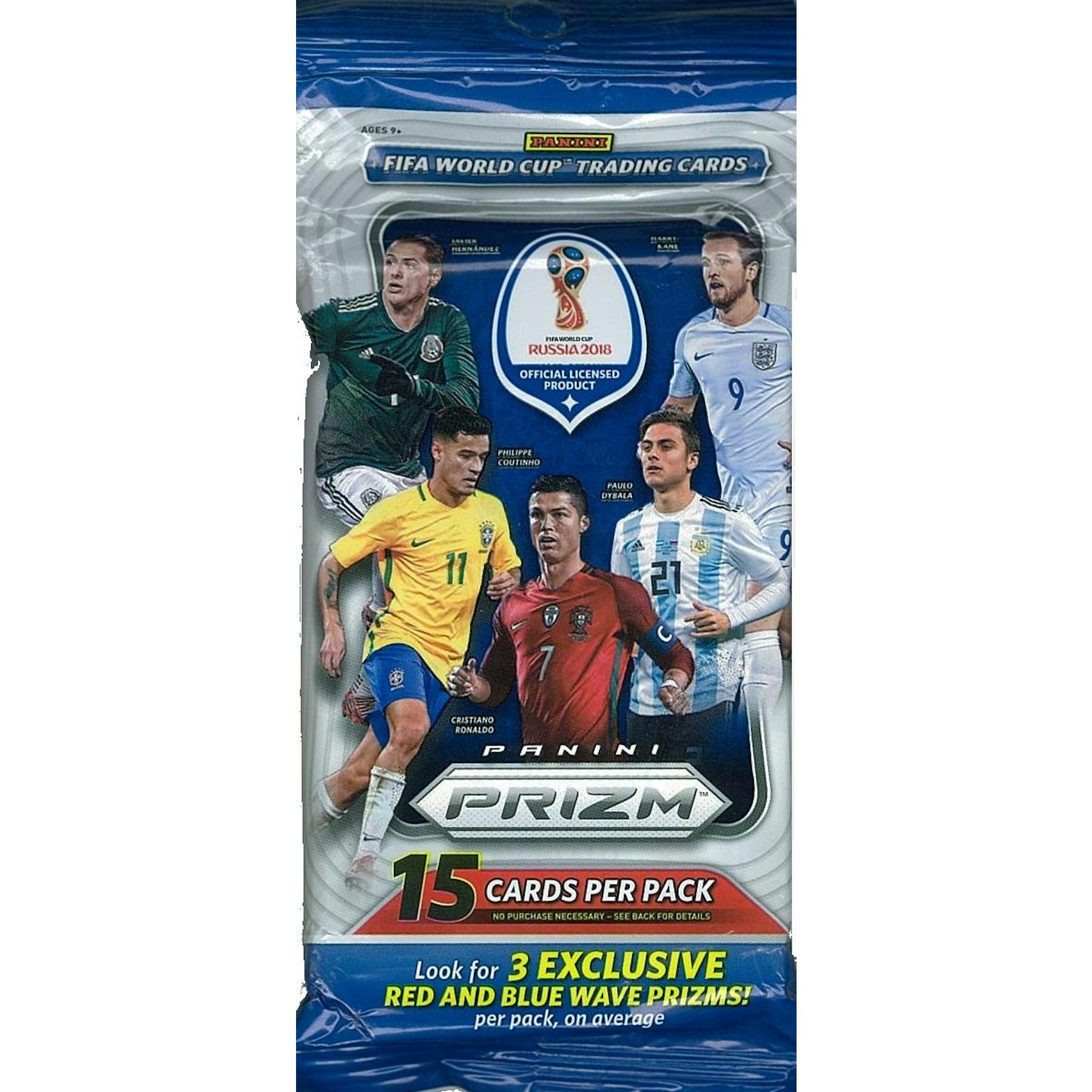 2018 Panini Prizm FIFA World Cup Soccer Multi Cello 12-Pack Box