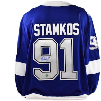 Steven Stamkos Autographed Tampa Bay Lightning Fanatics Hockey Jersey (AJ's Sportsworld)