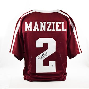Johnny Manziel Autographed Texas A&M Aggies Football Jersey (JSA)