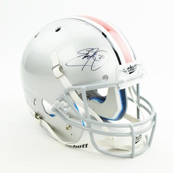 Eddie George Autographed Ohio State Buckeyes Full Size Replica Football Helmet (JSA)