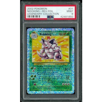 Pokemon Legendary Collection Reverse Holo Foil Nidoking 31/110 PSA 9
