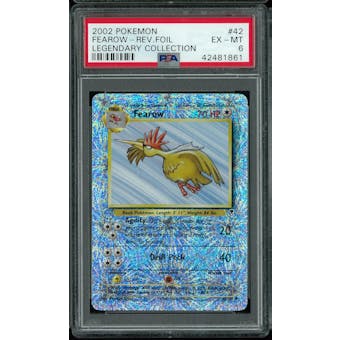 Pokemon Legendary Collection Reverse Foil Fearow 42/110 PSA 6