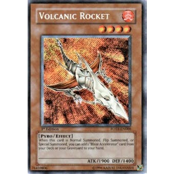 Yu-Gi-Oh Force of the Breaker 1st Edition Single Volcanic Rocket Secret Rare Near Mint (NM)
