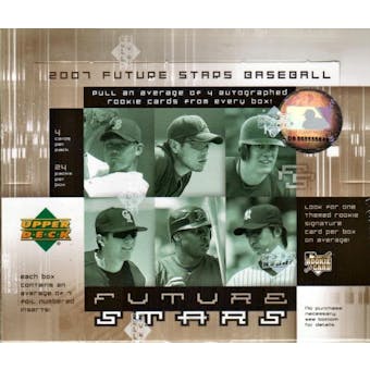 2007 Upper Deck Future Stars Baseball Hobby Box