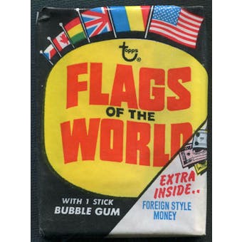 1970 Topps Flags Of The World Pack