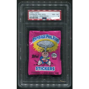 1985 Topps Garbage Pail Kids 1st Series 1 Wax Pack PSA 8 (NM-MT)