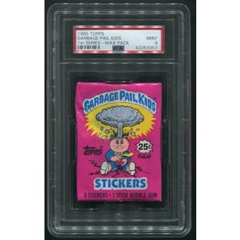 1985 Topps Garbage Pail Kids 1st Series 1 Wax Pack PSA 9 (MINT)