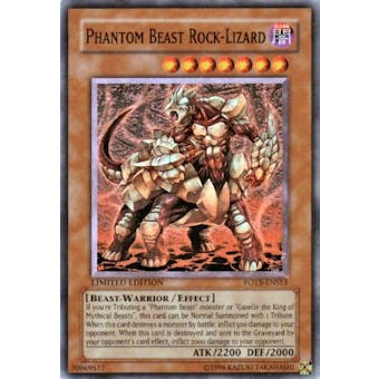 Yu-Gi-Oh Force of the Breaker Single Phantom Beast Rock-Lizard Super Rare