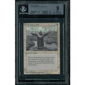 Magic the Gathering Alpha Consecrate Land BGS 9 (9.5, 8.5, 9, 9.5)