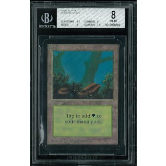 Magic the Gathering Alpha Forest V1 BGS 8 (9.5, 8, 8, 7.5)