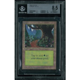 Magic the Gathering Alpha Forest V2 BGS 8.5 (9, 8, 9, 8.5)
