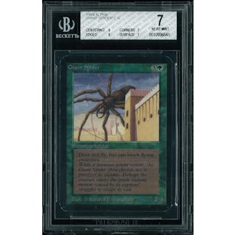 Magic the Gathering Alpha Giant Spider BGS 7 (9, 7, 8, 7)