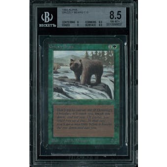 Magic the Gathering Alpha Grizzly Bears BGS 8.5 (8, 8.5, 9, 8.5)