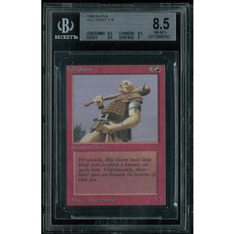 Magic the Gathering Alpha Hill Giant BGS 8.5 (8.5, 8.5, 8.5, 9)