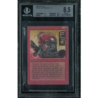 Magic the Gathering Alpha Ironclaw Orcs BGS 8.5 (9, 8.5, 9, 8.5)