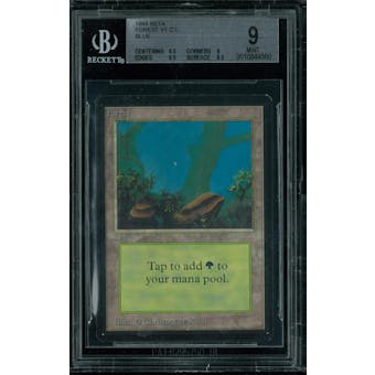 Magic the Gathering Beta Forest V1 BGS 9 (9.5, 9, 9.5, 8.5)